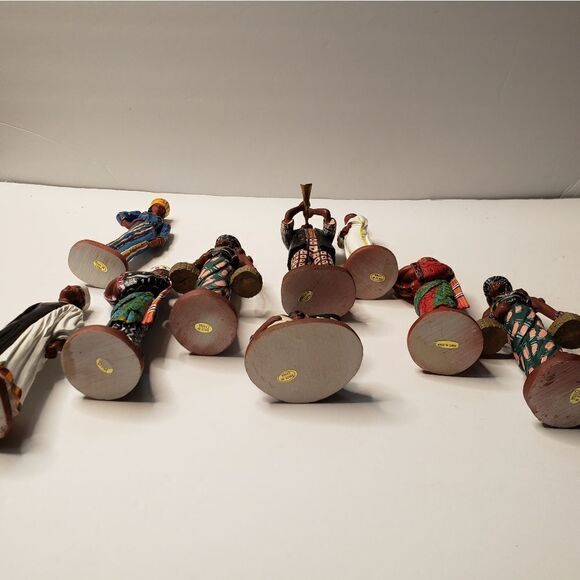 Vintage African Figurines (9 Pieces) - Picture 8 of 9
